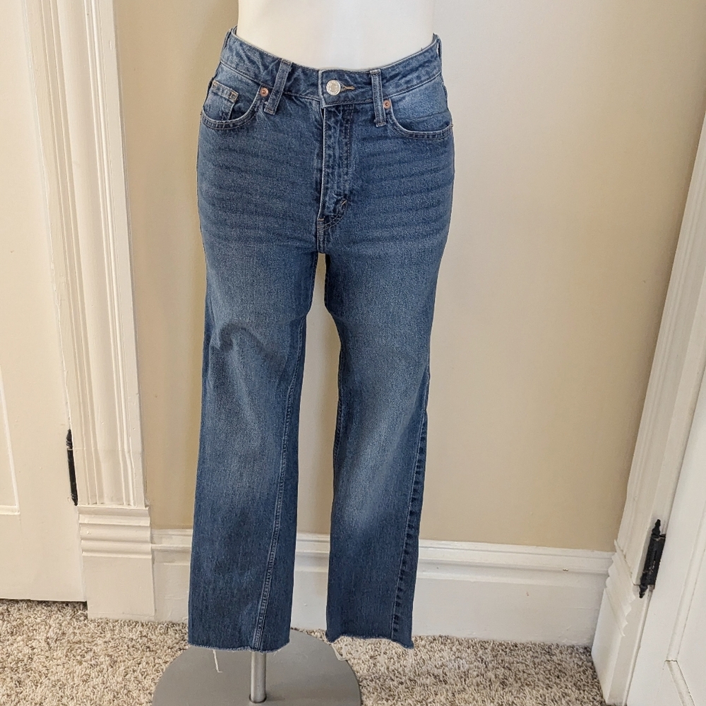 & Denim vintage straight high waist jeans in medium was size 2 - Picture 1 of 7